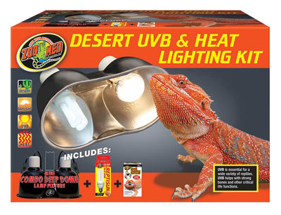 Zoo Med Desert UVB & Heat Lighting Kit