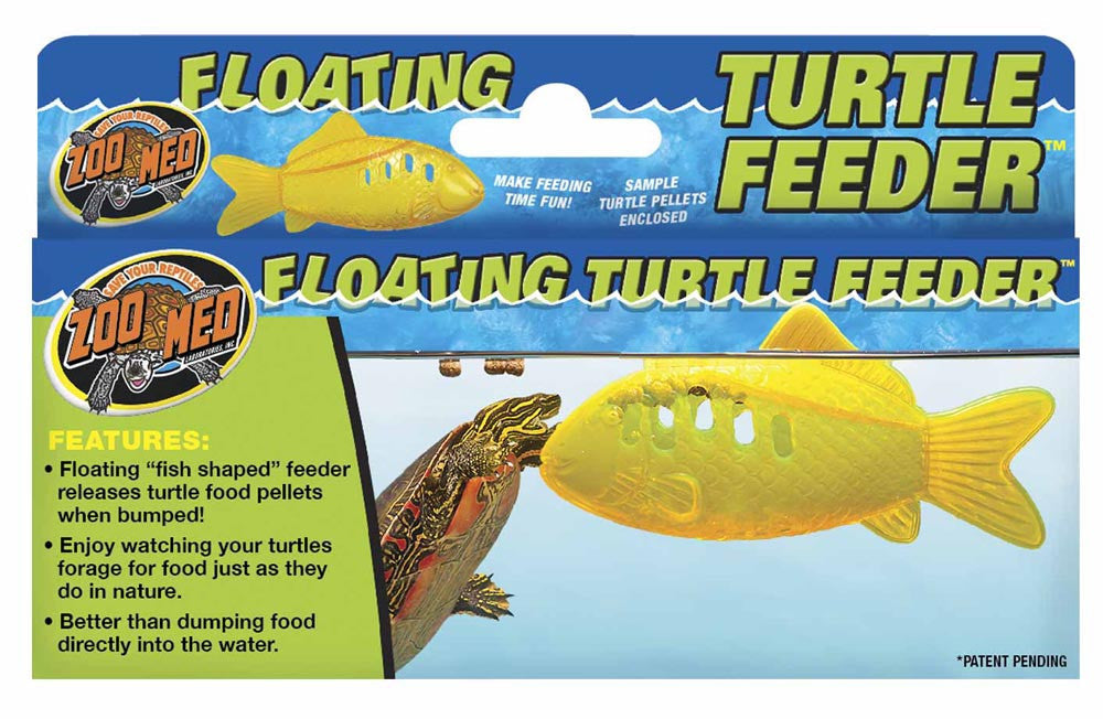 Zoo Med Floating Turtle Feeder Translucent Orange