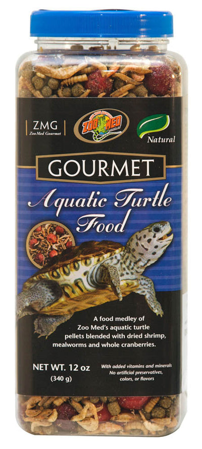 Zoo Med Gourmet Aquatic Turtle Dry Food 12 oz