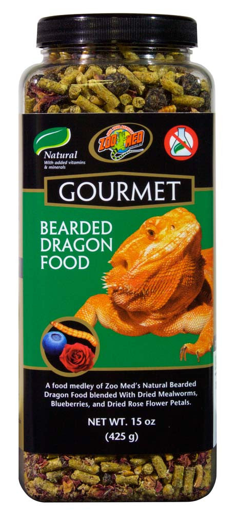 Zoo Med Gourmet Bearded Dragon Dry Food 15 oz