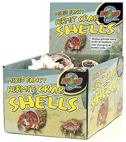 Zoo Med Hermit Crab Decorative Shell Fancy Assorted 24 Pack - Reptile
