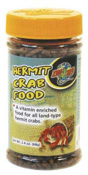 Zoo Med Hermit Crab Dry Food 2.4 oz - Reptile