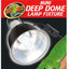 Zoo Med Mini Deep Dome Lamp Fixture Black 5.5 in - Reptile