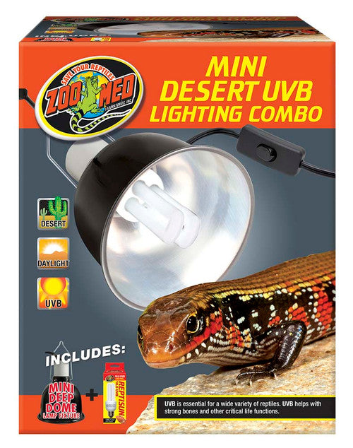 Zoo Med Mini Desert UVB Lighting Combo - Reptile