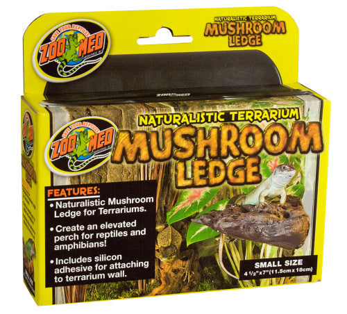 Zoo Med Mushroom Ledge Elevated Perch Brown SM - Reptile