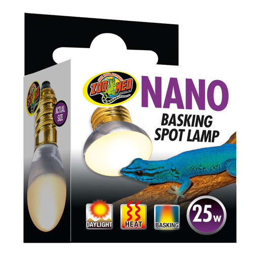 Zoo Med Nano Basking Spot Lamp White 25 Watt - Reptile