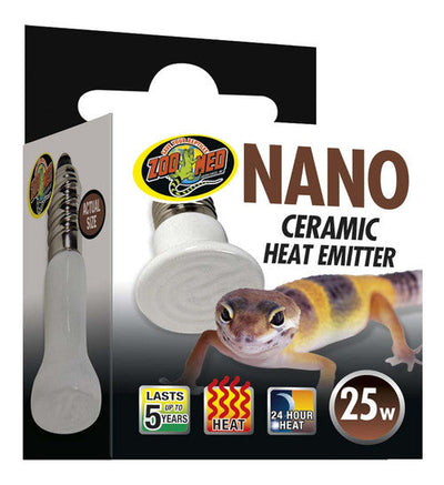 Zoo Med Nano Ceramic Heat Emitter 25 Watts - Reptile