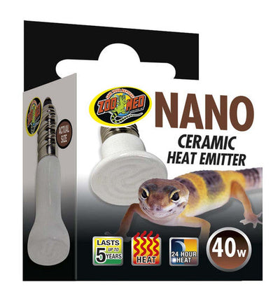 Zoo Med Nano Ceramic Heat Emitter 40 Watts - Reptile