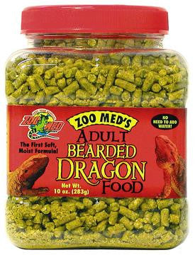 Zoo Med Natural Adult Bearded Dragon Dry Food 10 oz