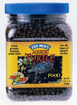 Zoo Med Natural Aquatic Turtle Food Growth Formula Dry Food 13 oz