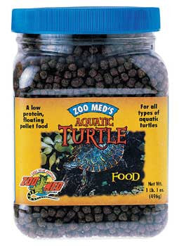 Zoo Med Natural Aquatic Turtle Food Growth Formula Dry Food 30 oz