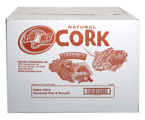 Zoo Med Natural Cork Bark Round Brown 15lb - Reptile