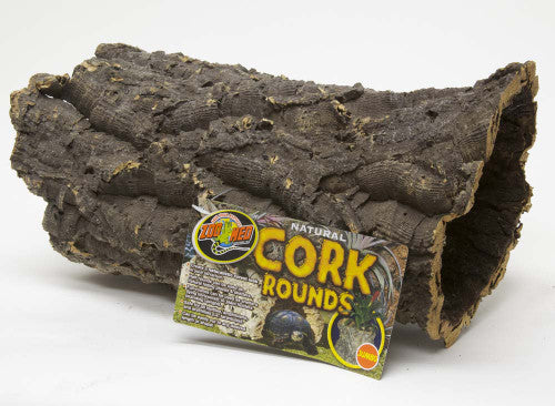 Zoo Med Natural Cork Bark Round Brown Jumbo - Reptile