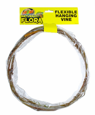 Zoo Med Naturalistic Flora Flexible Hanging Vine Brown 6 ft - Reptile