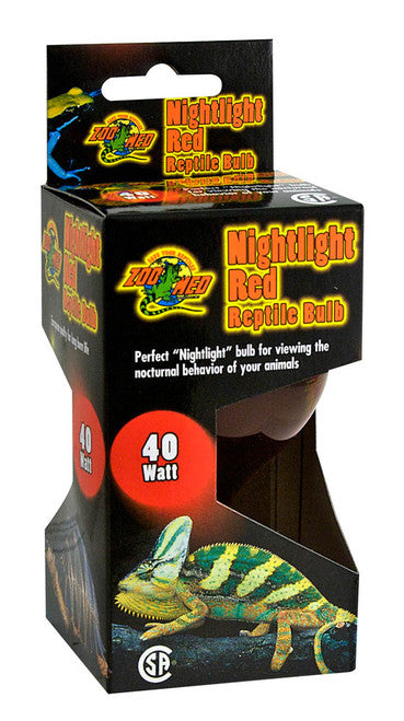 Zoo Med Nightlight Red Reptile Bulb 40 Watt
