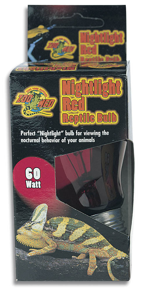 Zoo Med Nightlight Red Reptile Bulb Red 60 Watt