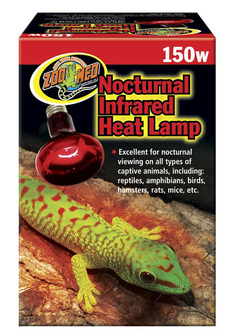 Zoo Med Nocturnal Infrared Heat Lamp 150 Watts - Reptile