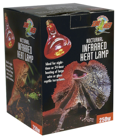 Zoo Med Nocturnal Infrared Heat Lamp 250 Watts - Reptile