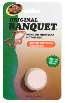 Zoo Med Original Banquet Fish Feeding Block 0.45 oz Regular