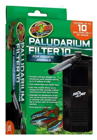 Zoo Med Paludarium 10 Internal Filter Black