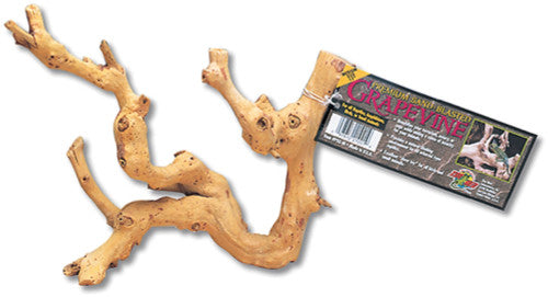 Zoo Med Premium Sand Blasted Grapevine Wood Brown MD - Reptile