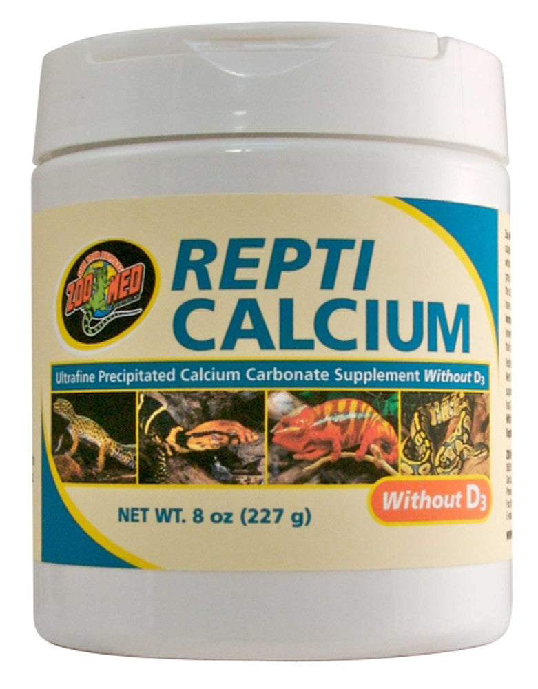 Zoo Med Repti Calcium without Vitamin D3 Reptile Supplement 8 oz