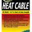 Zoo Med Repti Heat Cable 14.75 ft 25 Watts - Reptile