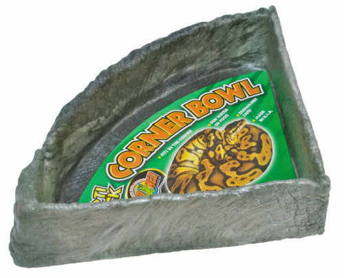 Zoo Med Repti Rock Corner Bowl Water Dish Assorted XL - Reptile