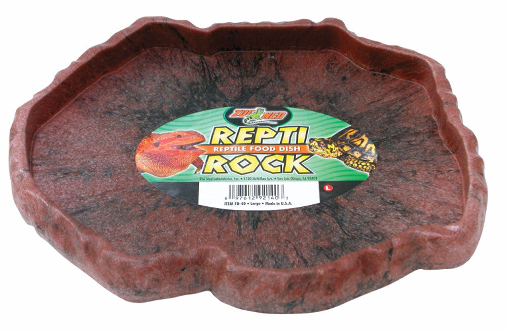 Zoo Med Repti Rock Food Dish Assorted LG