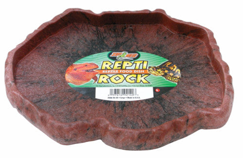 Zoo Med Repti Rock Food Dish Assorted LG - Reptile