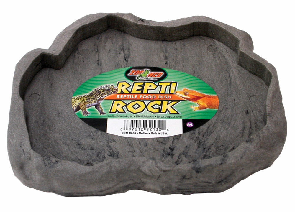 Zoo Med Repti Rock Food Dish Assorted MD