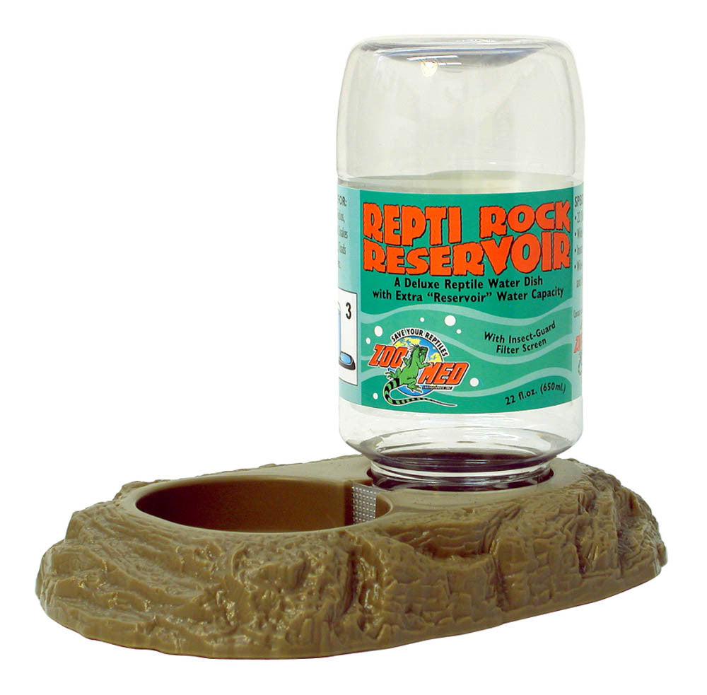 Zoo Med Repti Rock Reservoir Green, Clear 22 oz
