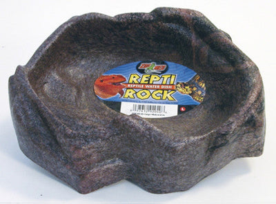 Zoo Med Repti Rock Water Dish Assorted LG - Reptile