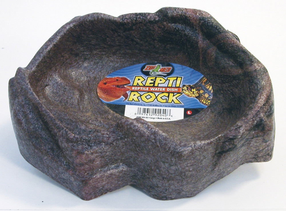 Zoo Med Repti Rock Water Dish Assorted LG