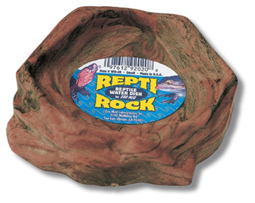 Zoo Med Repti Rock Water Dish Assorted SM - Reptile