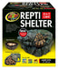 Zoo Med Repti Shelter 3 - in - 1 Cave Terrarium Hideaway Black 12in LG - Reptile