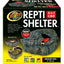 Zoo Med Repti Shelter 3-in-1 Cave Terrarium Hideaway Black 8in MD