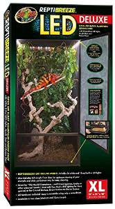 Zoo Med ReptiBreeze LED Deluxe Screen Cage (24"x24"x48") XL {L-1}976889 SD-3 097612091175