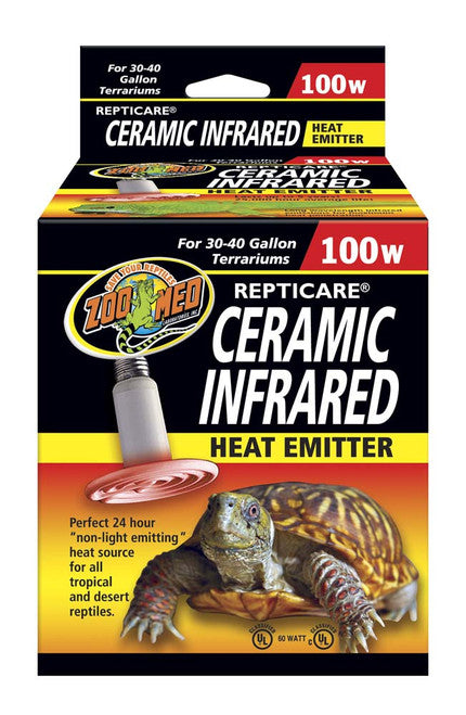 Zoo Med ReptiCare Ceramic Infrared Heat Emitter 100 Watts - Reptile