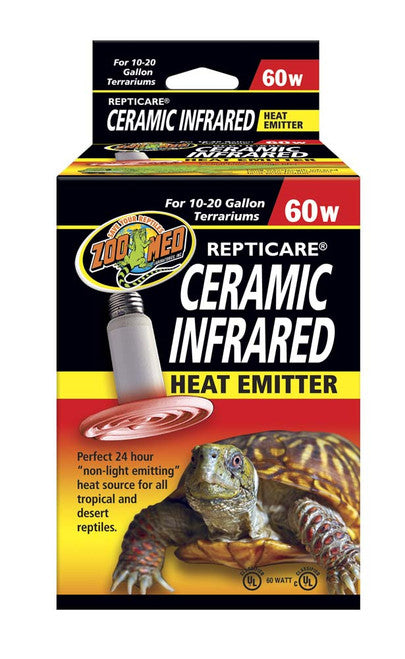 Zoo Med ReptiCare Ceramic Infrared Heat Emitter 60 Watts - Reptile