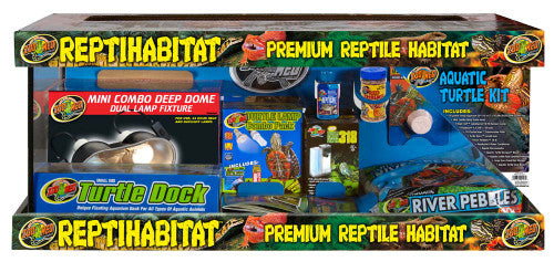 Zoo Med ReptiHabitat Aquatic Turtle Kit 20 gal. - Reptile