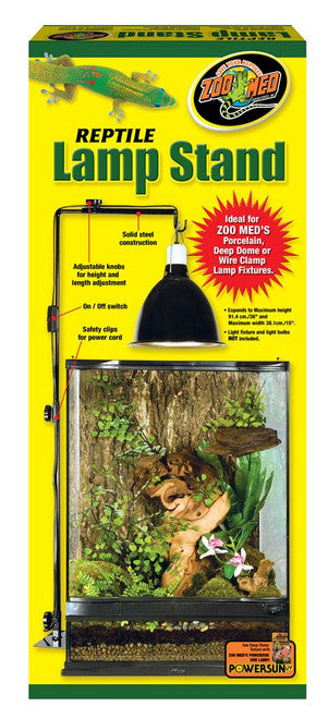 Zoo Med Reptile Lamp Stand Black LG