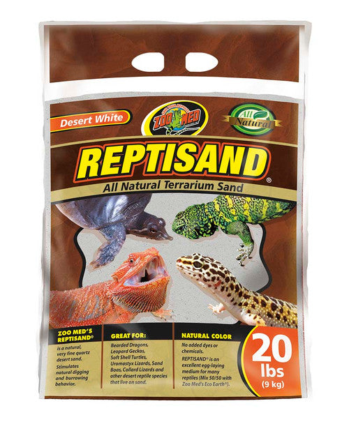 Zoo Med ReptiSand Desert White 20 lb - Reptile