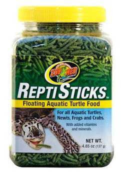 Zoo Med Reptisticks Floating Aquatic Turtle Dry Food 4.85 oz