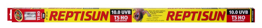 Zoo Med ReptiSun 10.0 UVB T5 HO High Output Lamp White 34 in