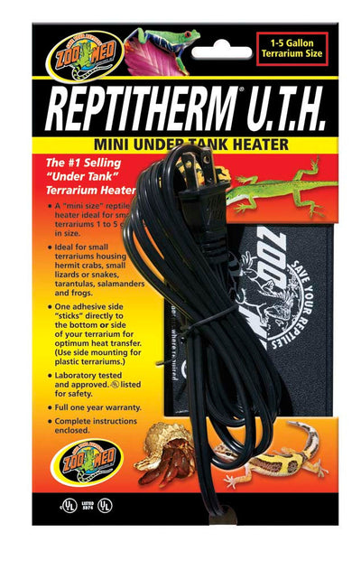 Zoo Med ReptiTherm Under Tank Heater (U.T.H) 4watt 4in X 5in Mini