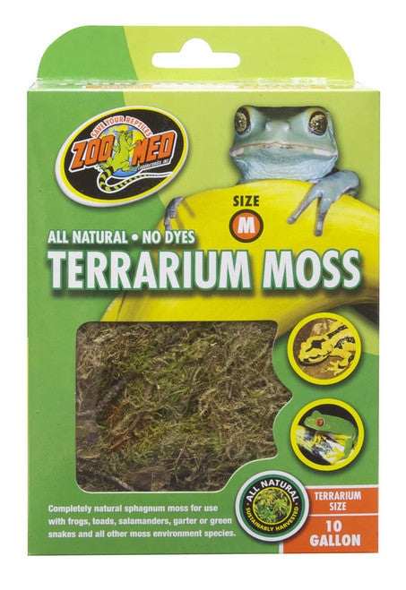 Zoo Med Terrarium Moss Substrate Green 10gal MD - Reptile