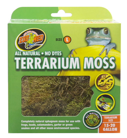 Zoo Med Terrarium Moss Substrate Green 15/20gal LG - Reptile