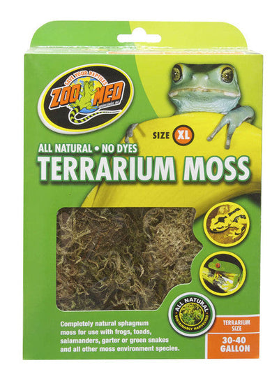 Zoo Med Terrarium Moss Substrate Green 30 - 40gal XL - Reptile