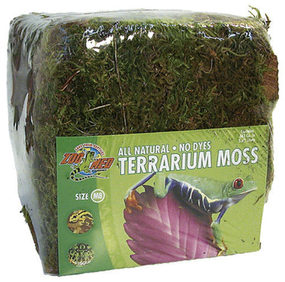 Zoo Med Terrarium Moss Substrate Green Mini Bale - Reptile